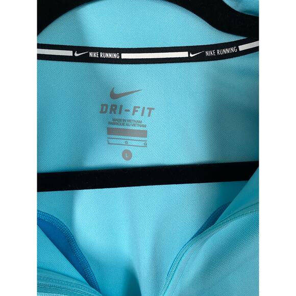 Nike Pro Running Dri-Fit Half Zip Just Do It Long Sleeve Athletic Jacket Large - Picture 2 of 9